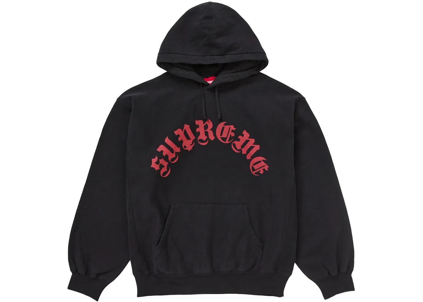 Мужской худи с принтом Supreme Printed Arc Hooded Sweatshirt, Black