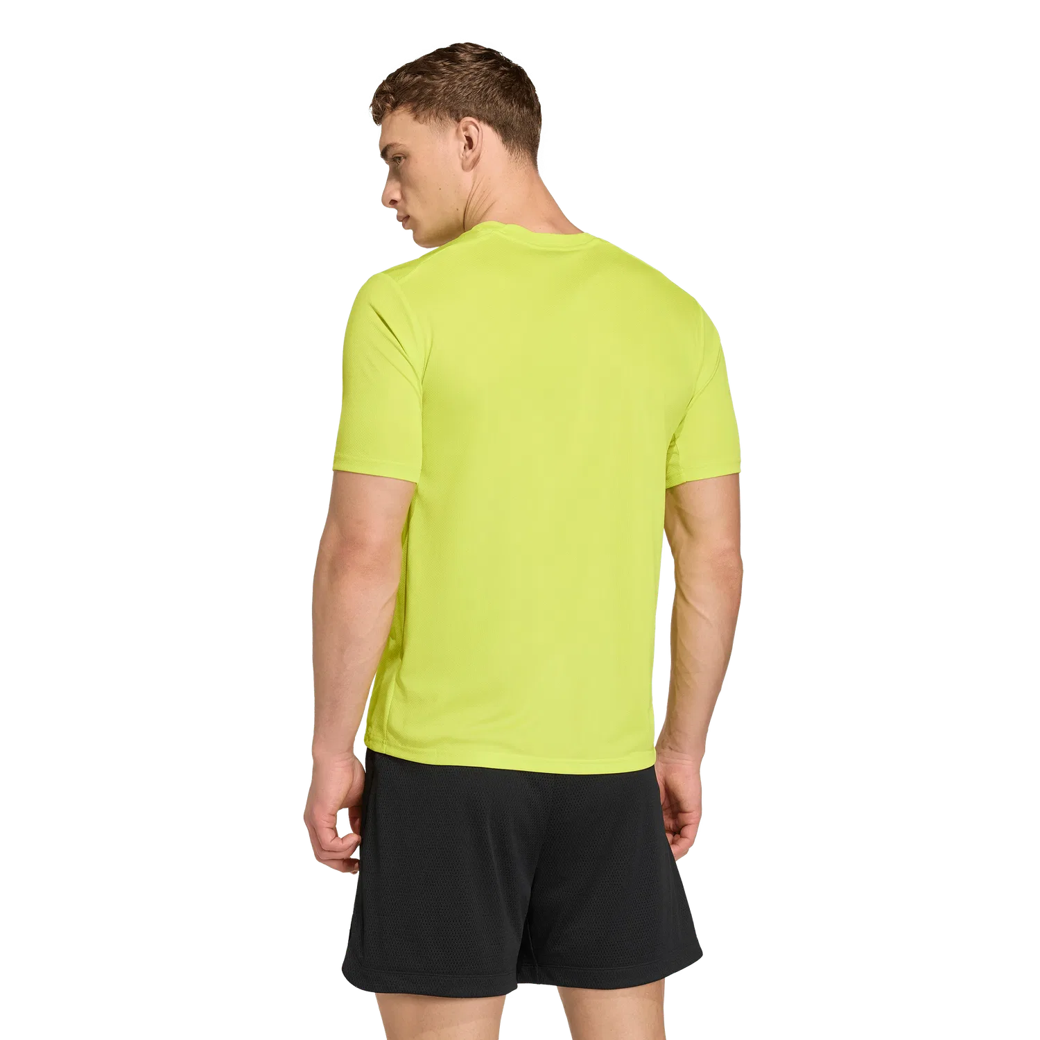 Мужская спортивная футболка с коротким рукавом Adidas, зеленый — фото 3