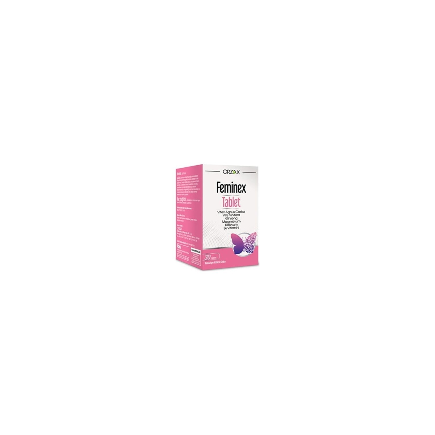

Добавка Orzax Feminex, 30 таблеток