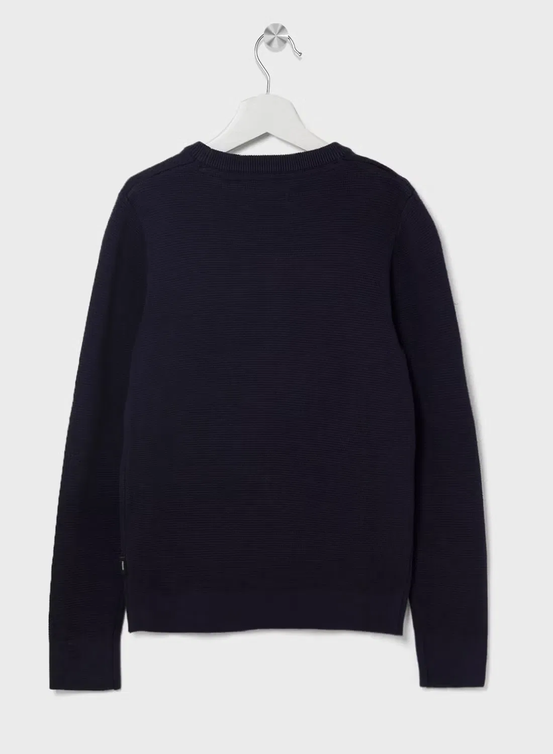 Пуловер с длинным рукавом Jack & Jones Junior, темно-синий — фото 2
