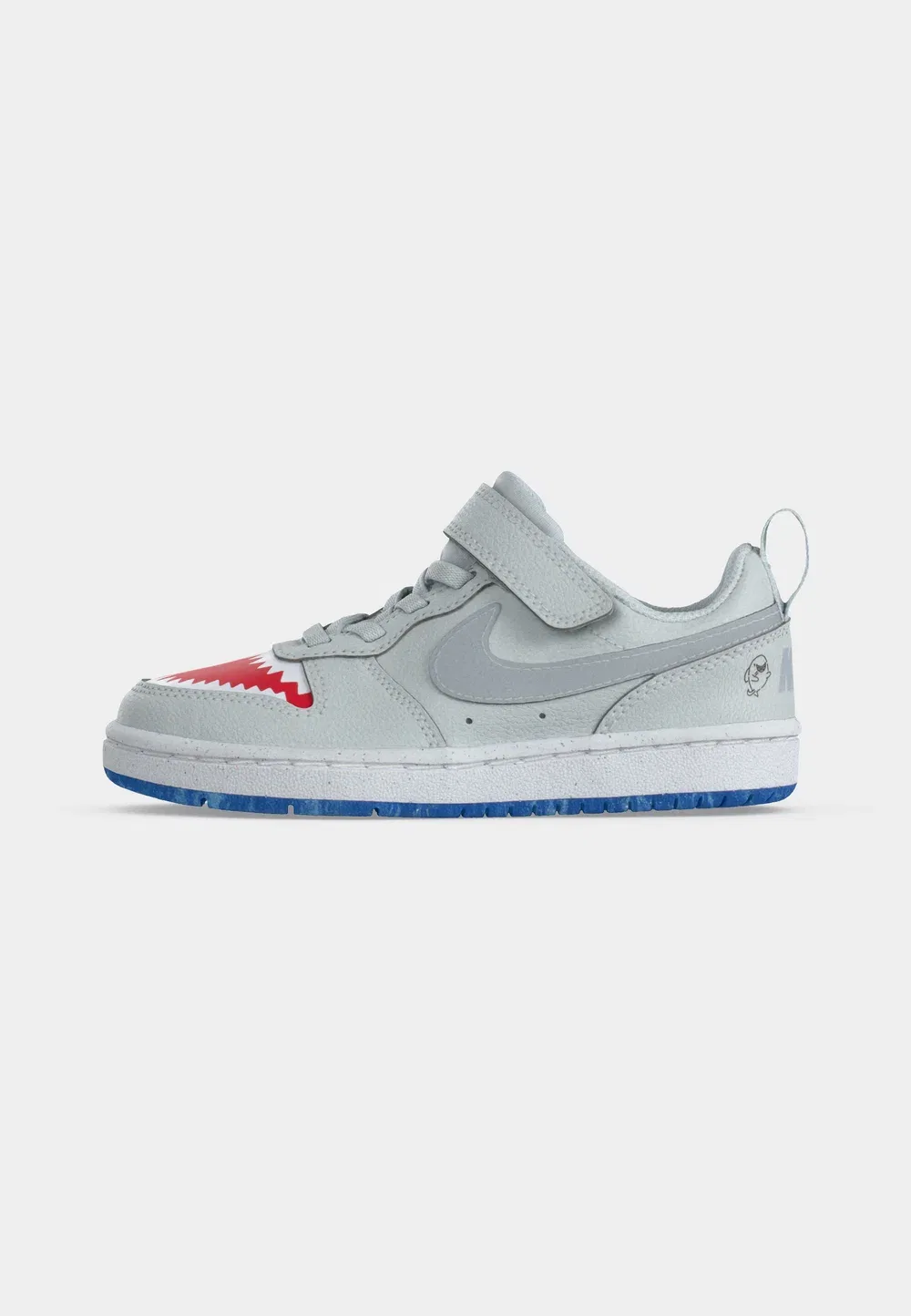 Court borough lils унисекс - кроссовки Nike Sportswear, Pure Platinum-Coloured/Wolf Grey/University Red/Game Royal/Football Blue — фото 2