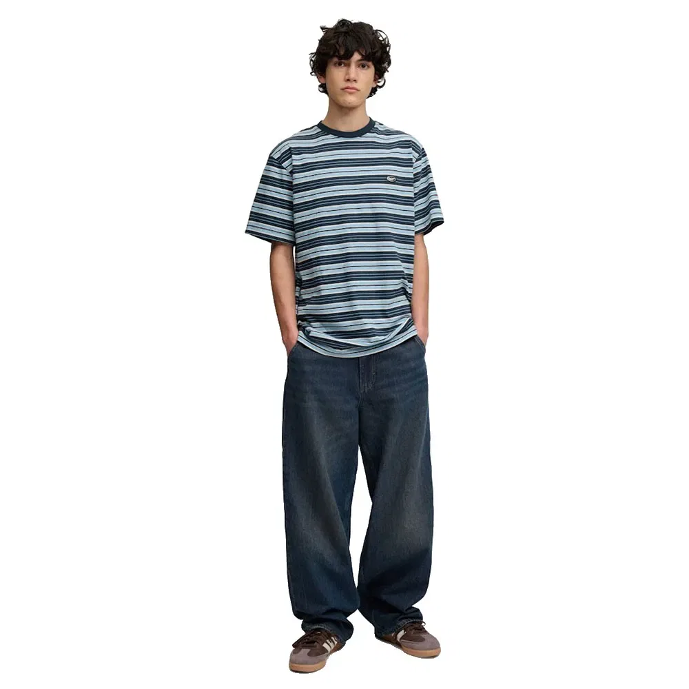 Мужские джинсы свободного кроя Oversized Rigid Washed Superdry, Blue — фото 4