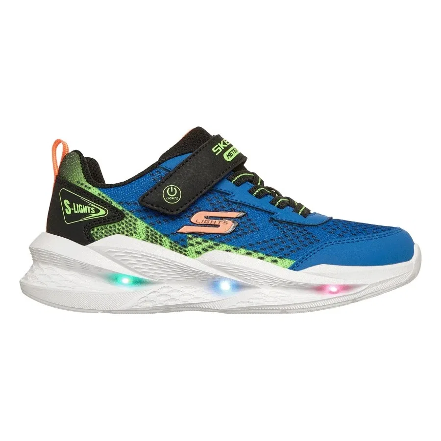Кроссовки детские с подсветкой Meteor-Lights 2.0 Skechers, Серый