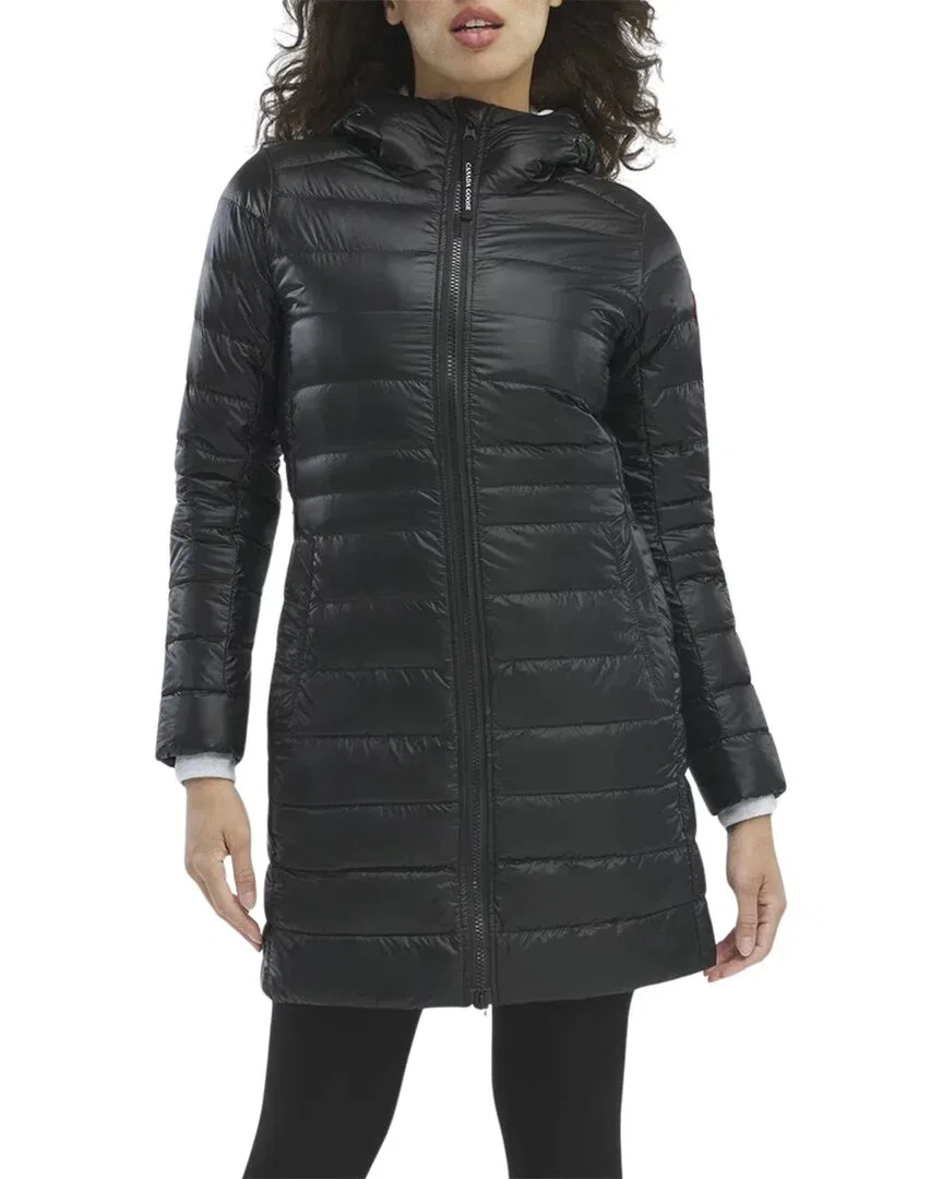 Женский пуховик с капюшоном Canada Goose Cypress, красный