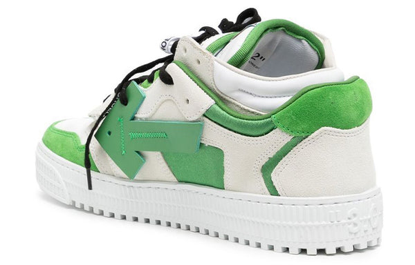 Кроссовки out of office low-top sneakers 'green white black' Off-White, зеленый — фото 4