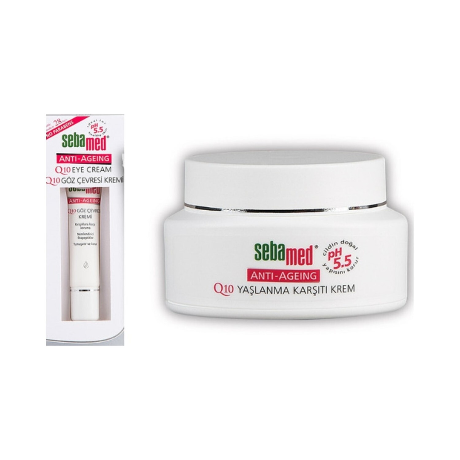 

Омолаживающий крем Sebamed Q10 Anti-Aging Conditioner Set