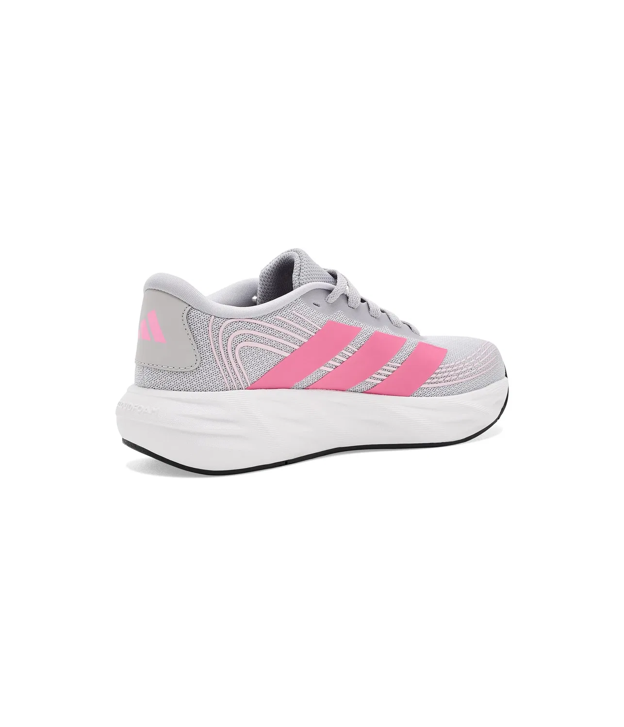 Кроссовки Galaxy 8 Shoes (для больших детей) Adidas Kids, Ligh Solid Grey/Pink Fusion/Clear Pink — фото 4