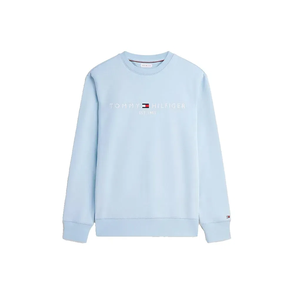 Мужской свитшот из хлопкового флиса Tommy hilfiger, Blue — фото 3