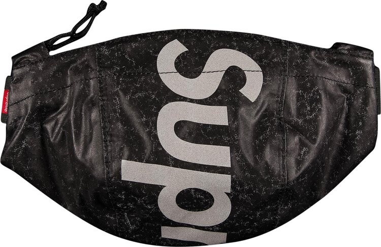 

Сумка Supreme Waterproof Reflective Speckled Waist Bag Black, черный