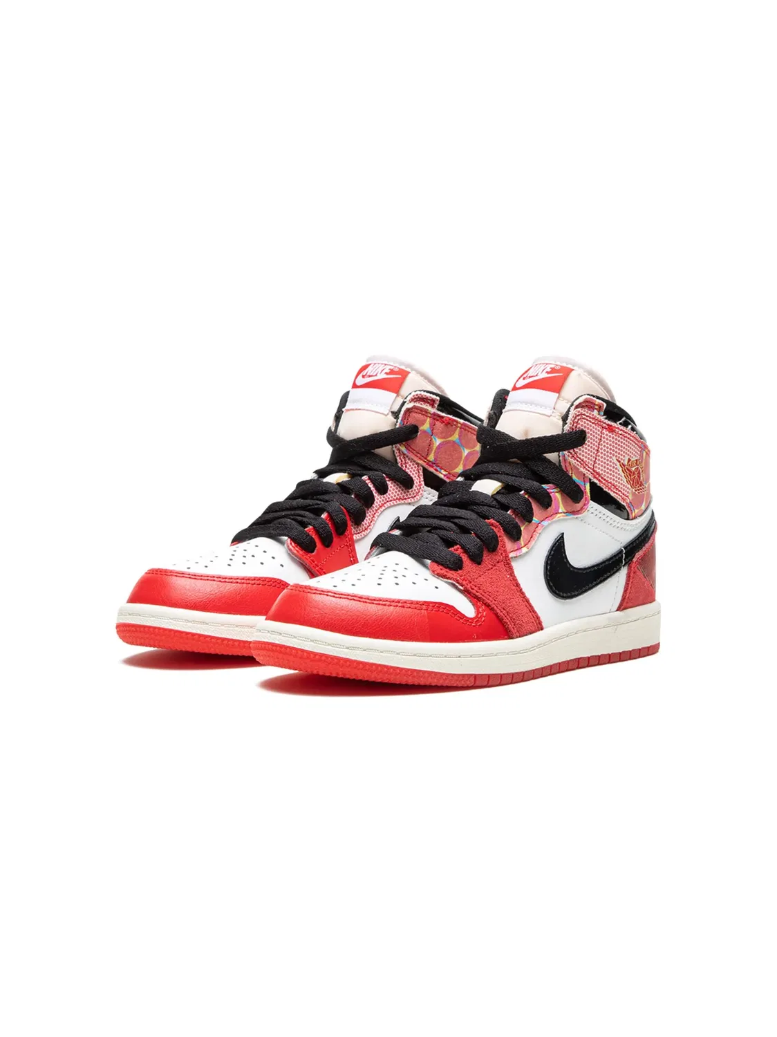 Кроссовки Air Jordan 1 High OG Spider-Man, красный — фото 3