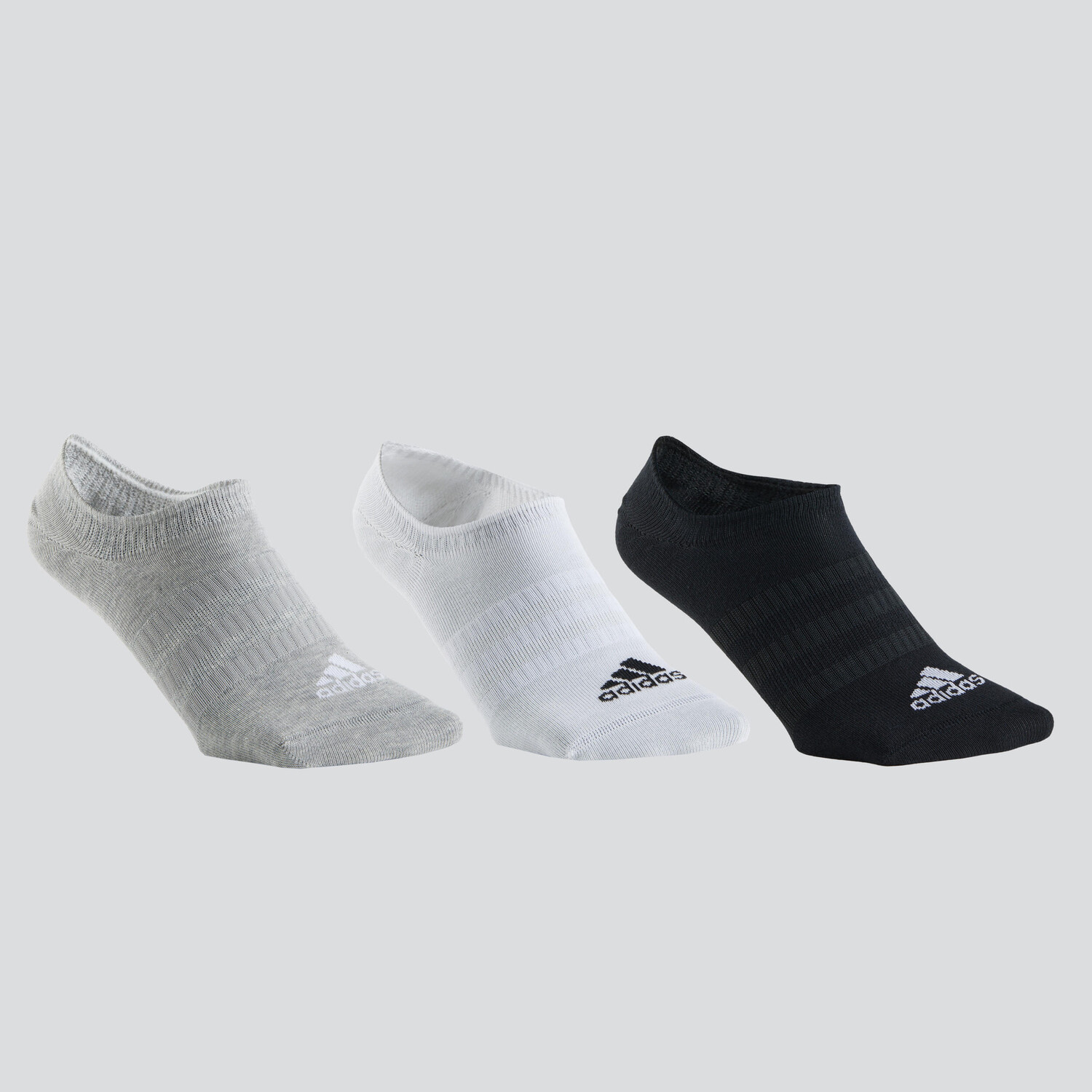 

Теннисные носки низкие 3 шт. - Adidas черный/белый/серый