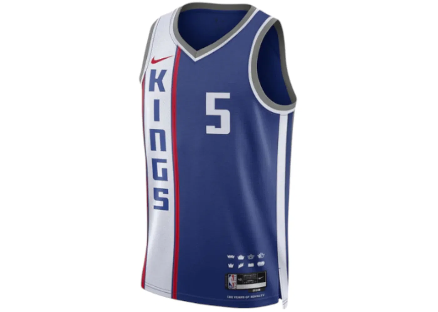 Мужская джерси с принтом Aaron Fox City Edition 2023/24 Nike, Blue/White