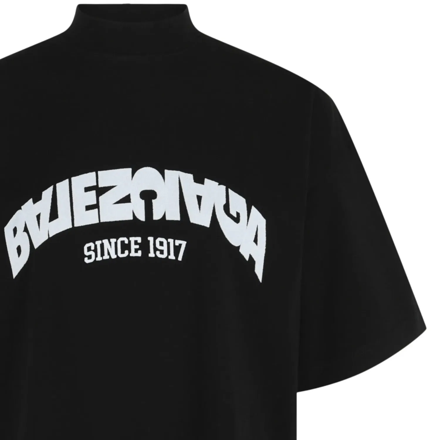 Футболка Balenciaga Backflip Oversized, черный — фото 3