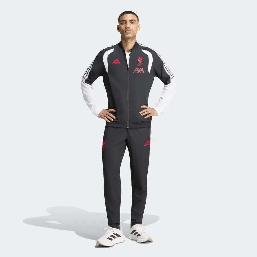 Куртка спортивная с длинным рукавом adidas Liverpool FC 26/27 Tiro, Черный — фото 3