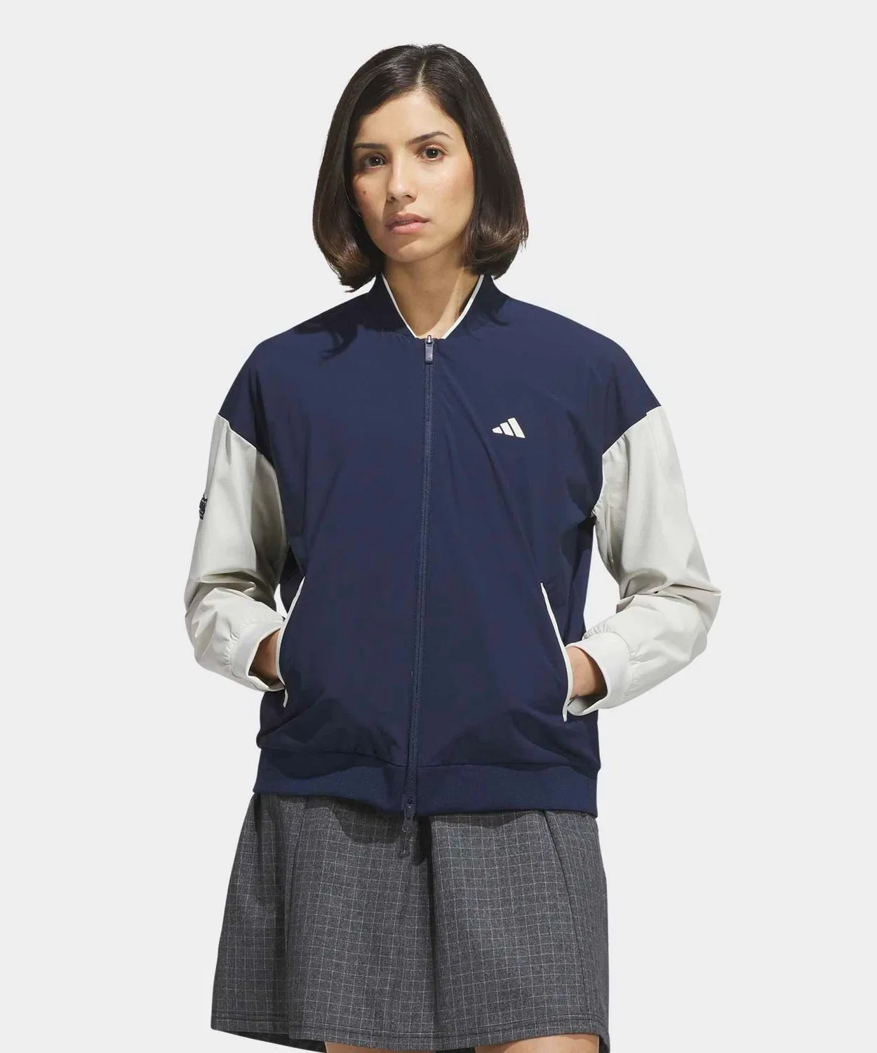 Женская куртка с водоотталкивающей пропиткой, свободного кроя, Adidas Golf, Navy