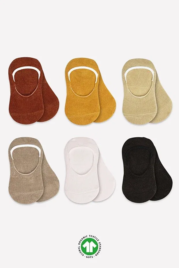 Детские носки для девочек хлопковые 6 пар Babette Socks Bistyle, Earth