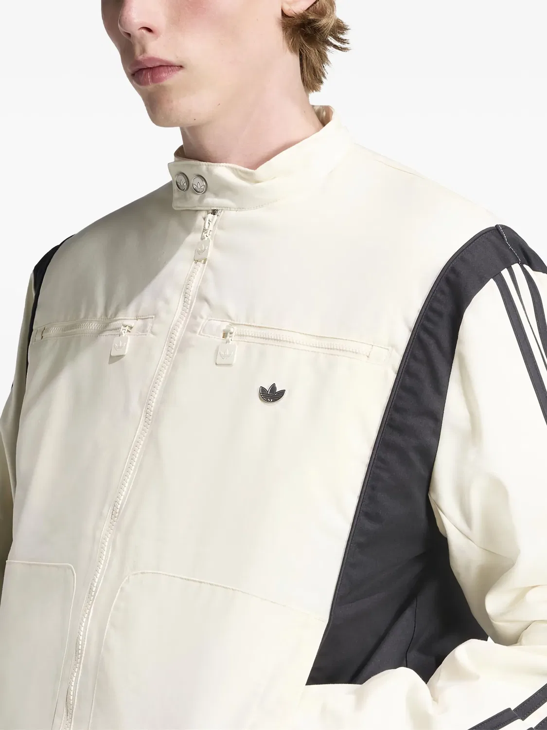 Куртка с длинными рукавами от Adidas, белый — фото 2