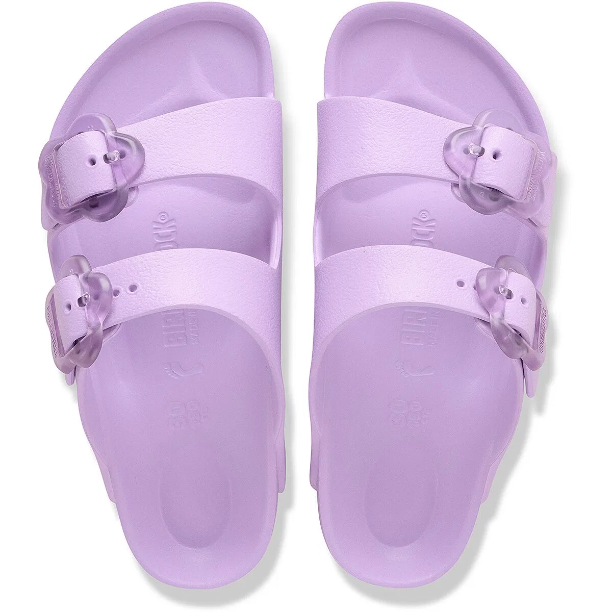 Детские сандалии для мальчиков с цветочной пряжкой Arizona Birkenstock, Eva Crocus — фото 3