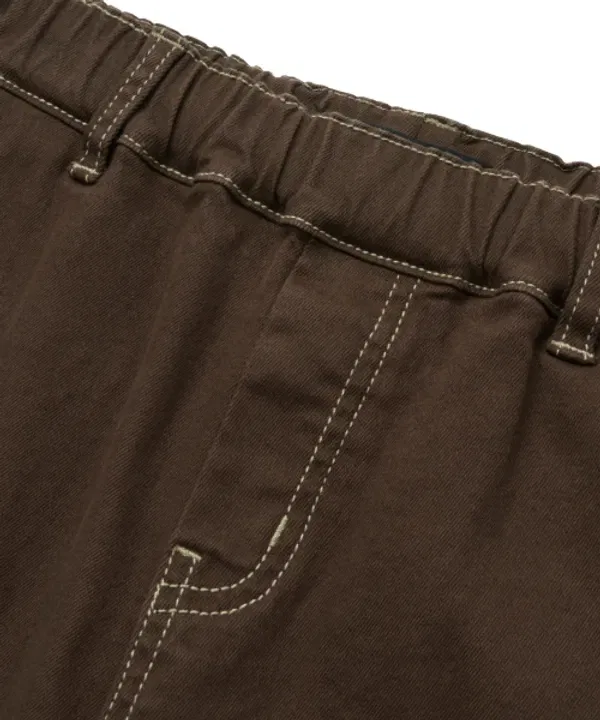 Шорты карго хлопковые, Kids cargo cotton pants Brownbreath Kids, коричневый — фото 4