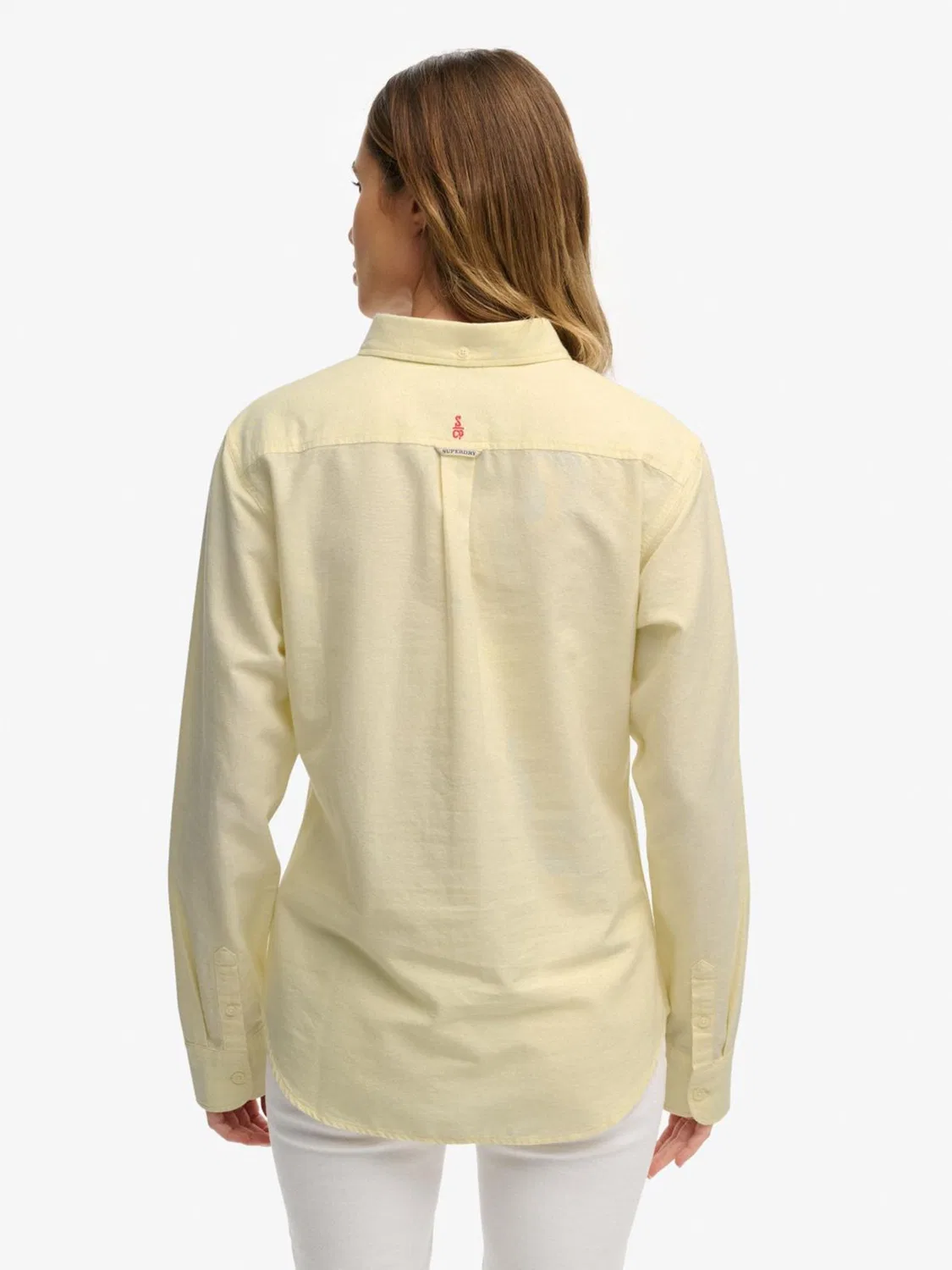 Рубашка оксфорд Slim Oxford Superdry, желтый — фото 2