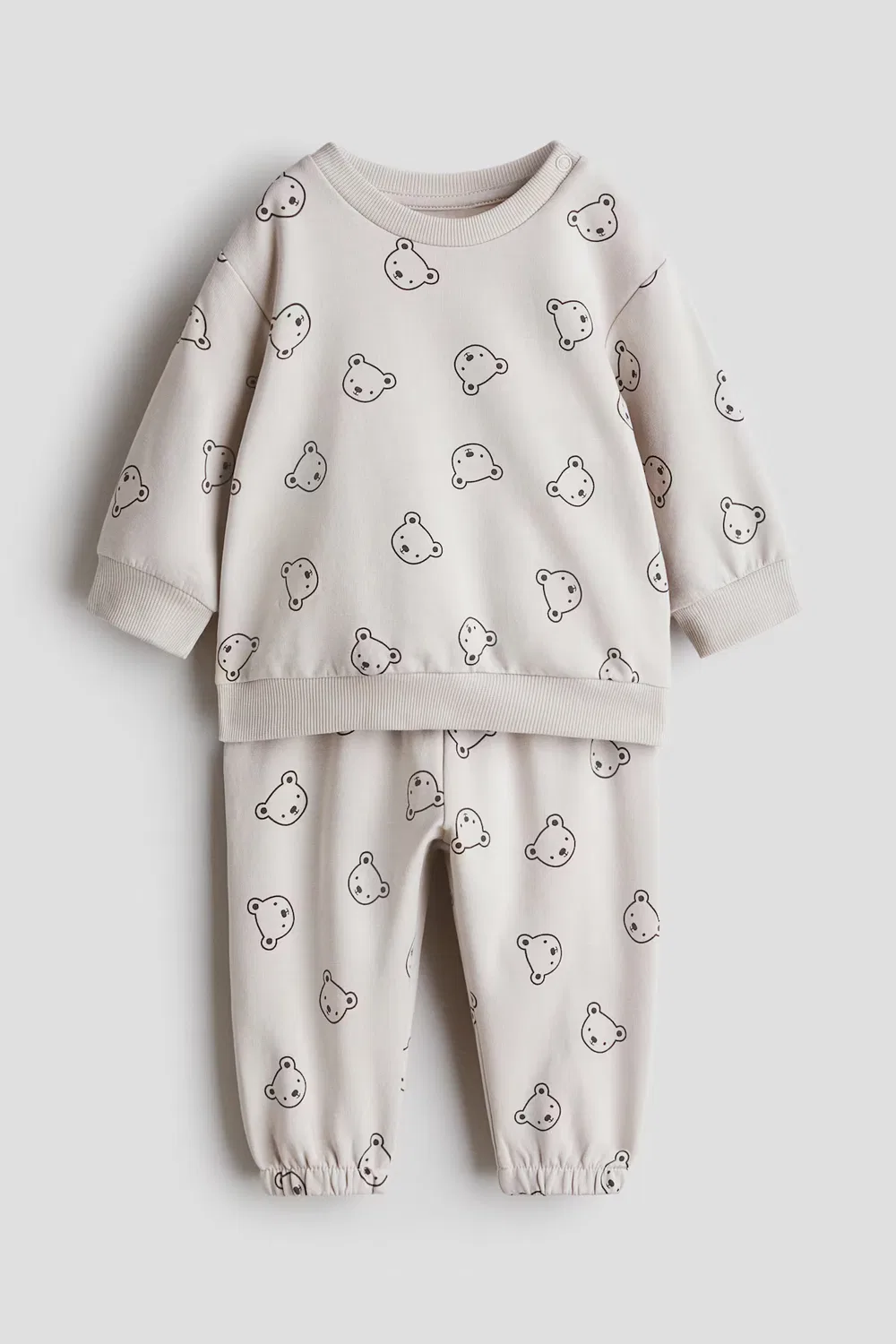 Комплект из двух толстовок H&M, Hellbeige/Bären