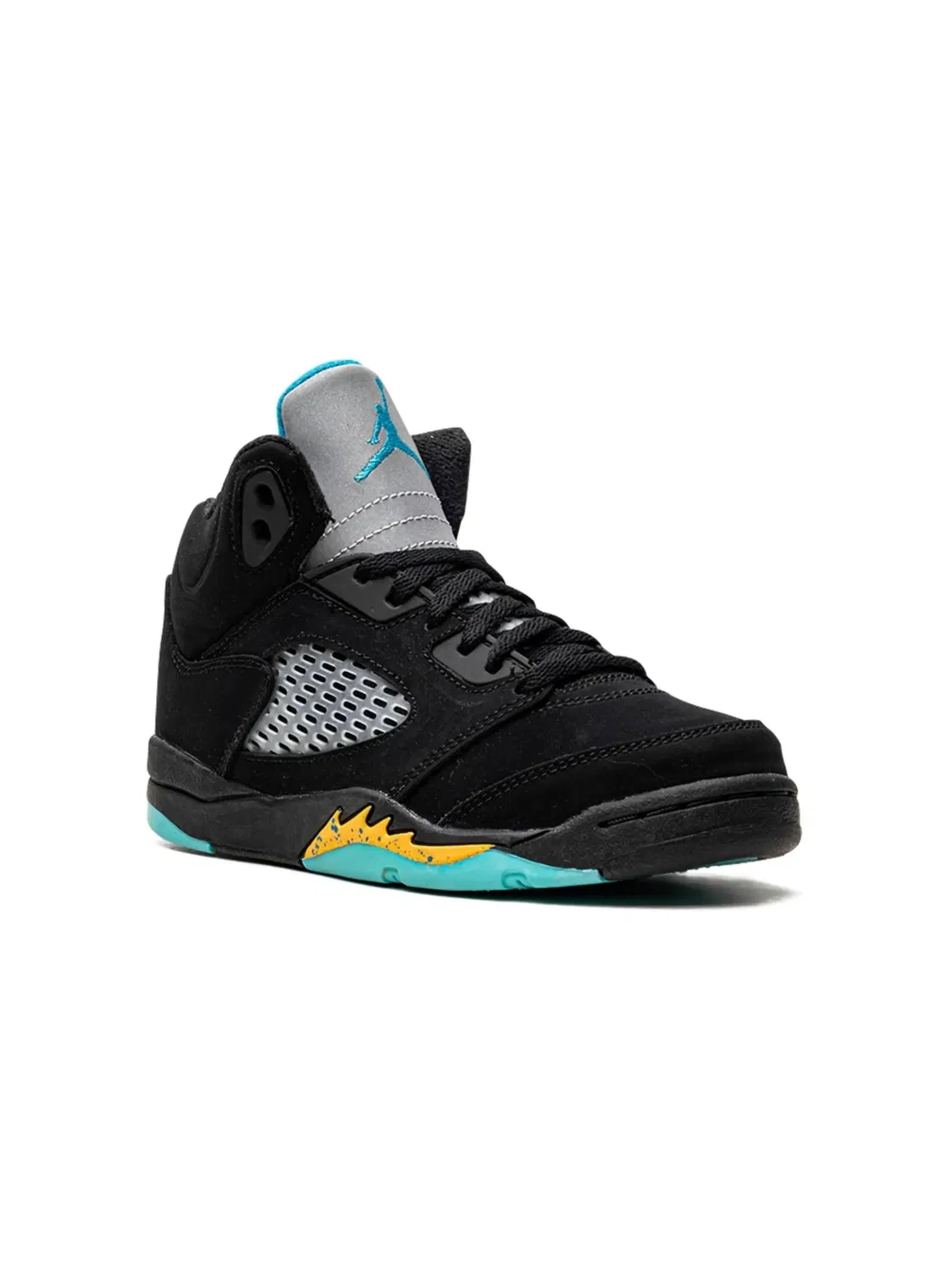 Кроссовки Air Jordan 5 Aqua, черный