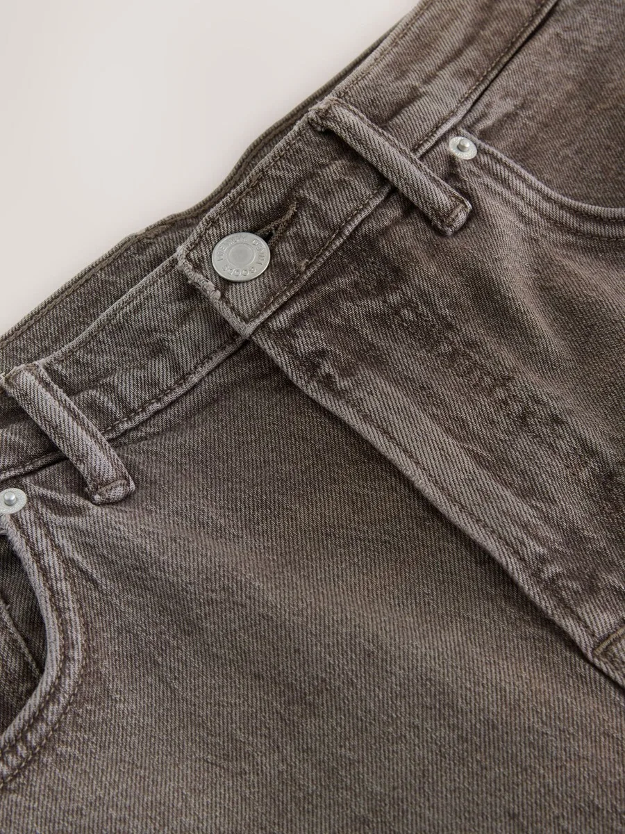 Джинсы Next Regular Jeans 'Authentic' шоколадного цвета — фото 3