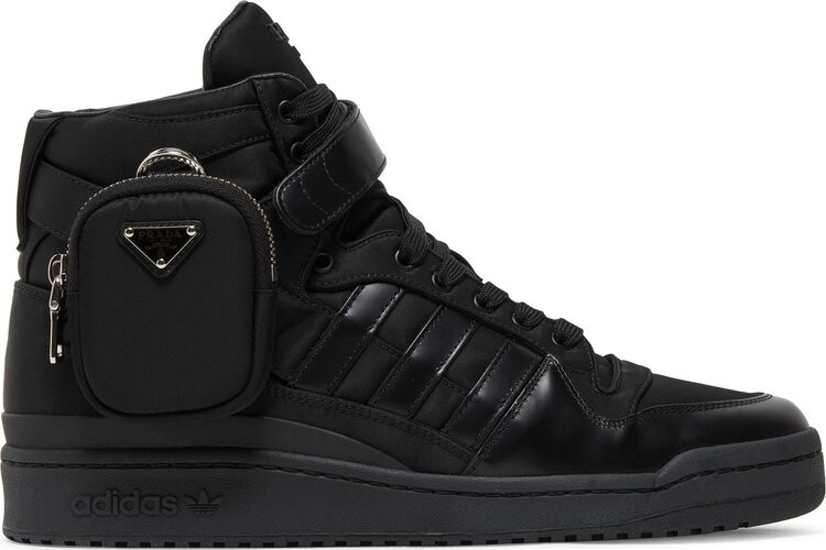 

Кроссовки Adidas Prada x Forum High 'Core Black', черный