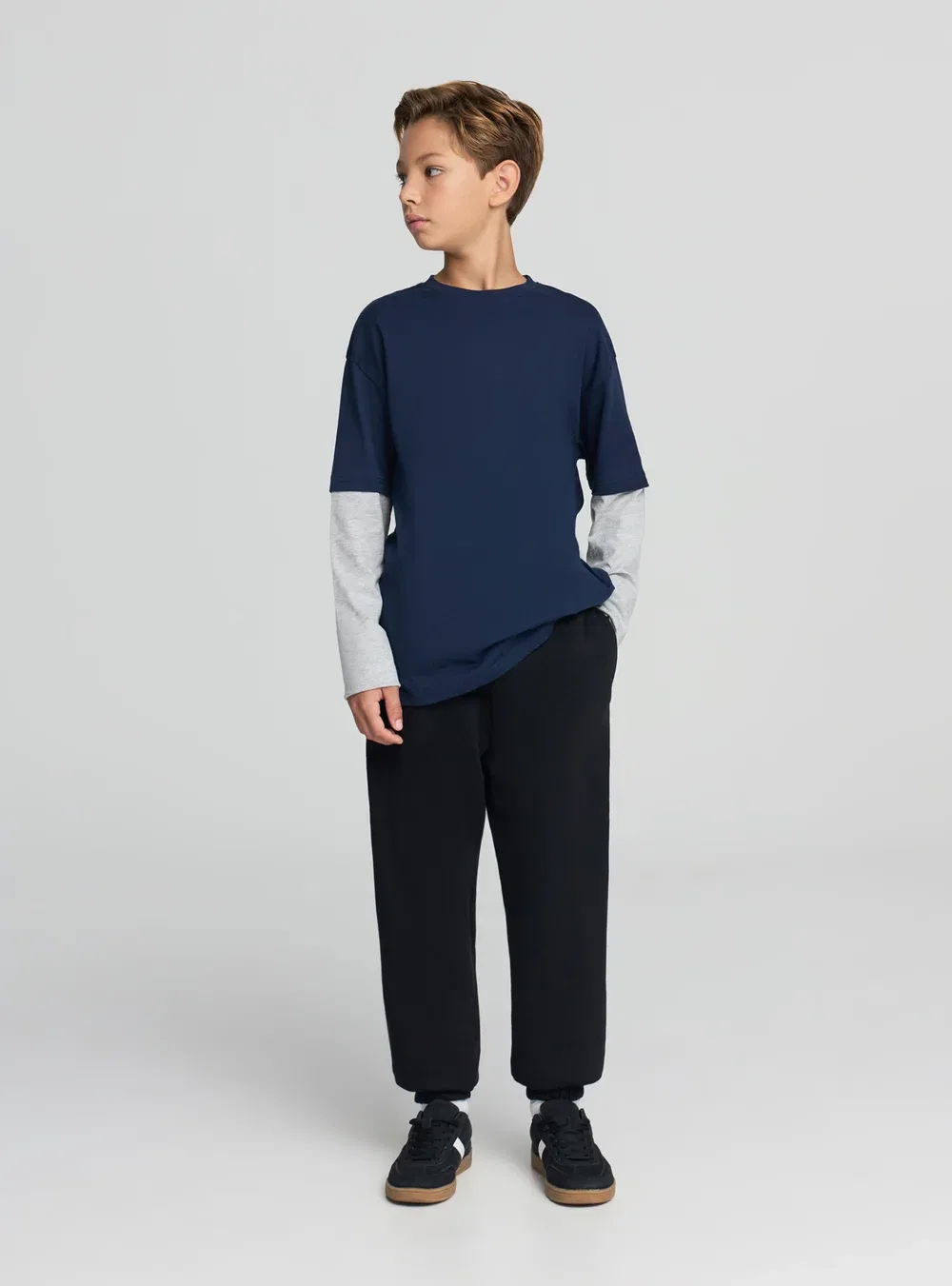 Комплект из 3 спортивных штанов Terranova, 1X Black, 1X Grey, 1X Blue