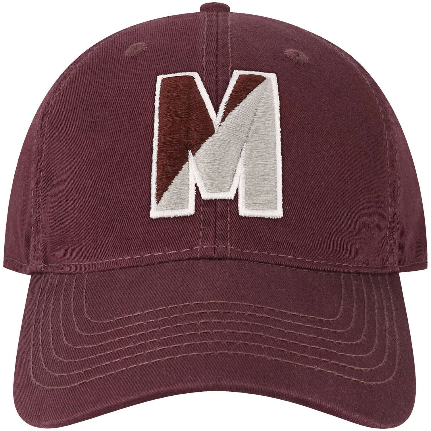 

Мужская темно-бордовая регулируемая шляпа с надписью Mississippi State Bulldogs Varsity Letter