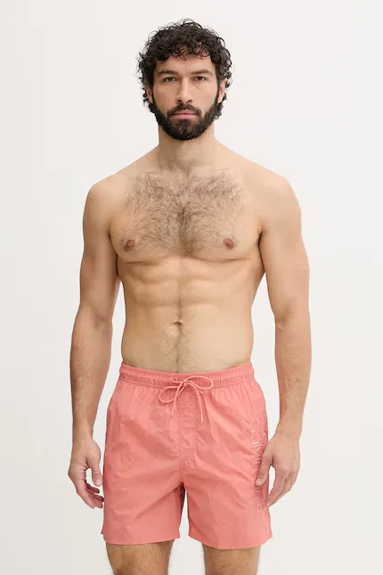 Плавательные шорты с логотипом Calvin Klein, оранжевый