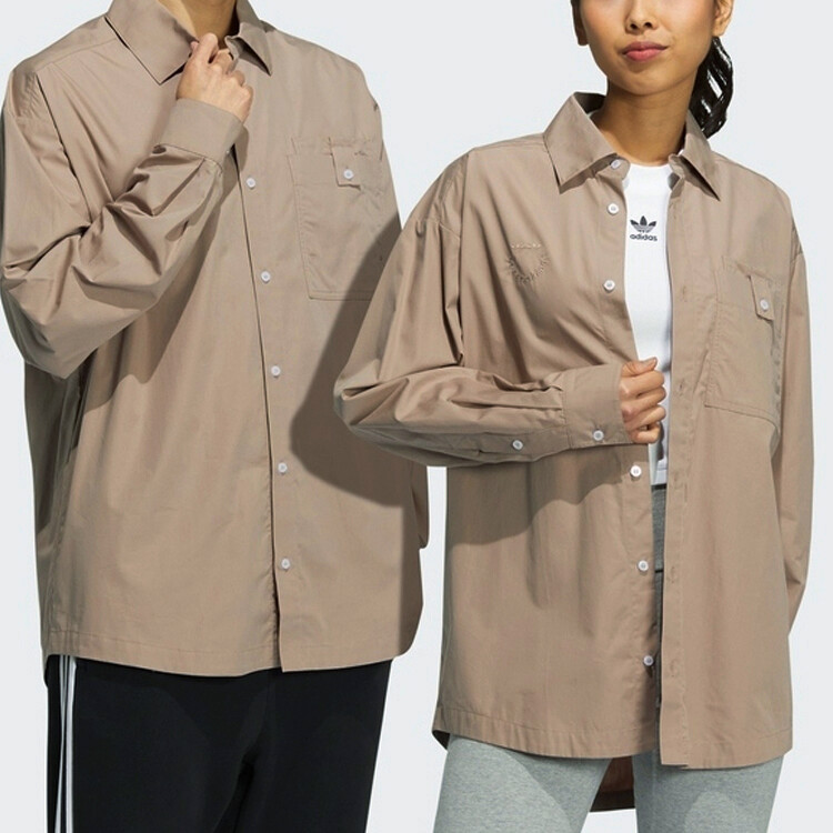 Рубашка унисекс Adidas Originals, цвет Brown — фото 2