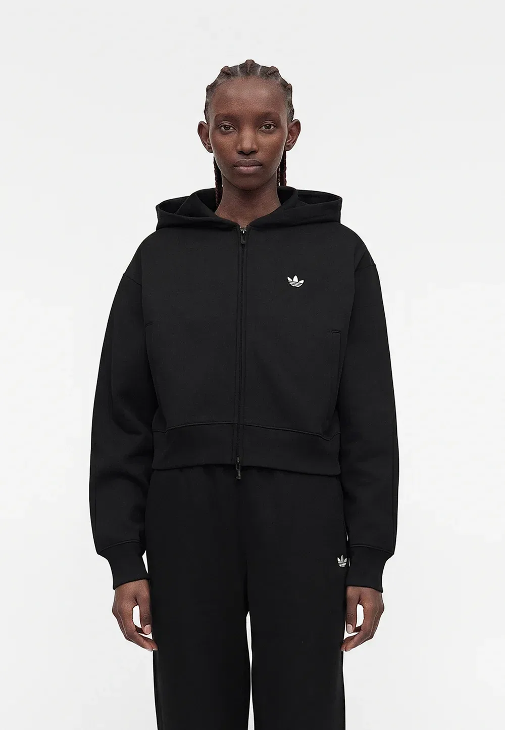 Толстовка на молнии Adidas Originals, Black