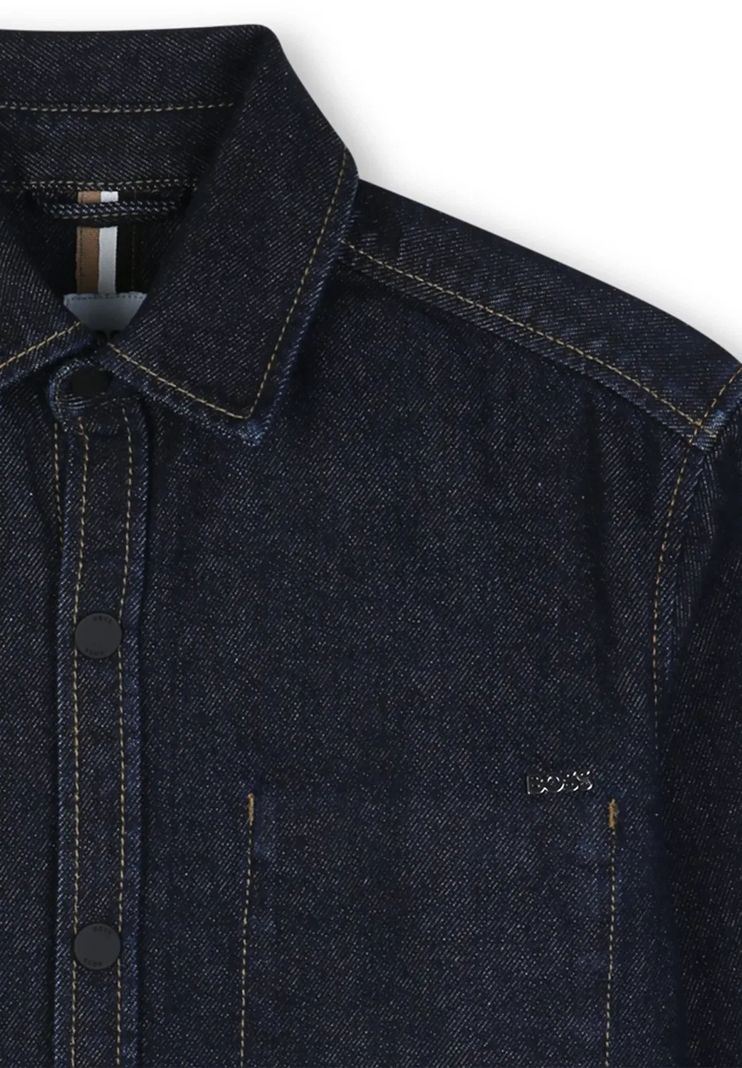 Chemise en denim - рубашка Boss Kidswear, Denim Brut — фото 3