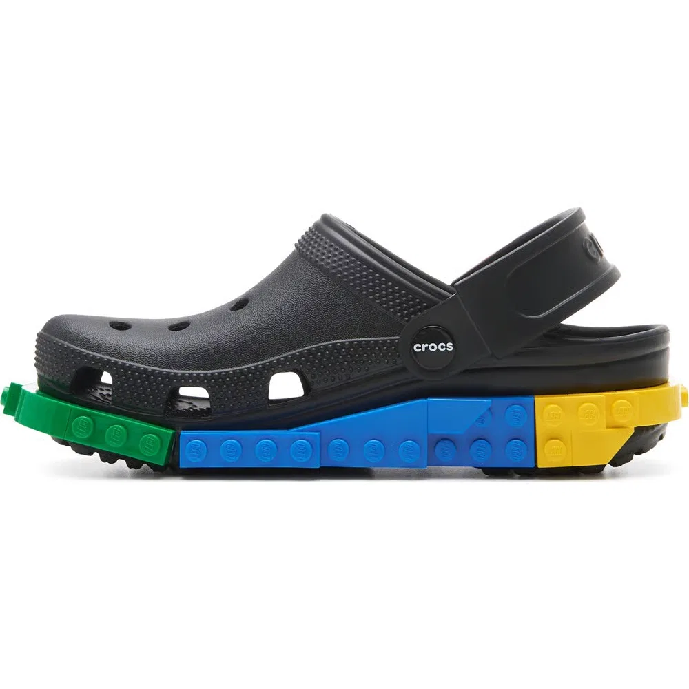 Детские классические сабо Lego Crocs, Black Multi — фото 3