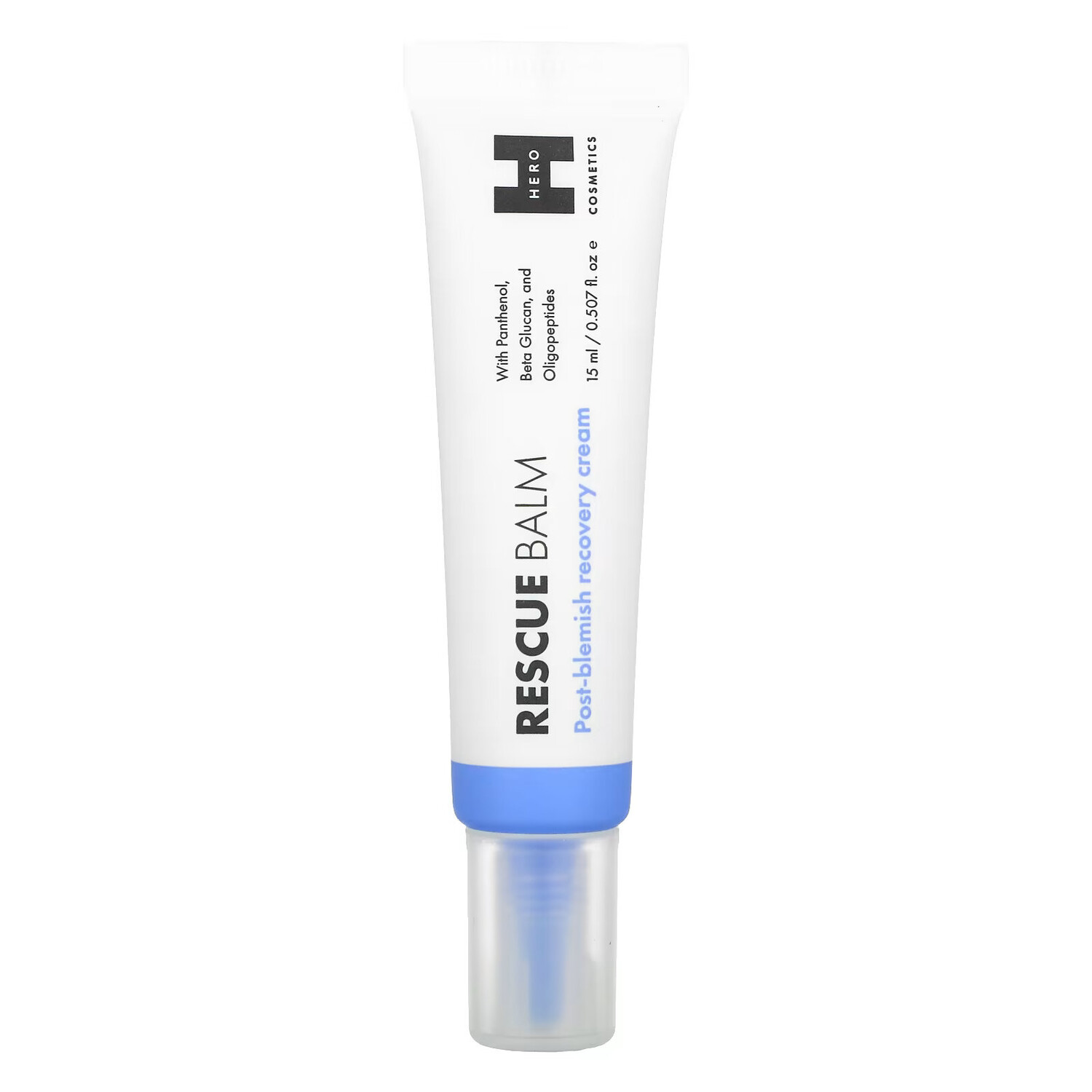 

Hero Cosmetics, Rescue Balm, восстанавливающий крем после высыпаний, 15 мл (0,507 жидк. Унции)