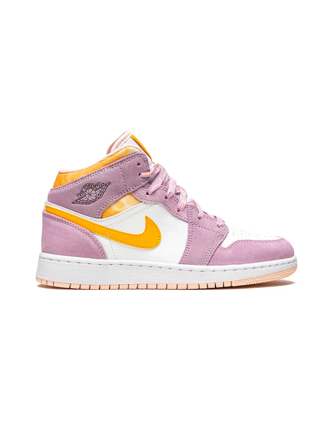 Кроссовки Air Jordan 1 Mid SE "Арктическая роза", розовый — фото 2