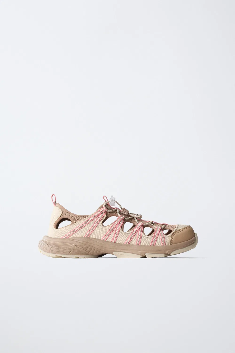 Кроссовки с вырезами ZARA, Pink