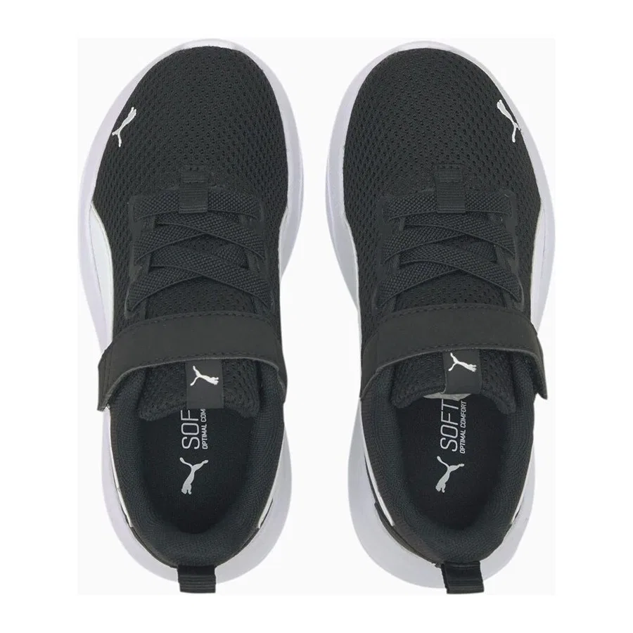Кроссовки детские с низким берцем Classic Slip-On Puma Anzarun Lite AC+ PS, Черный — фото 4