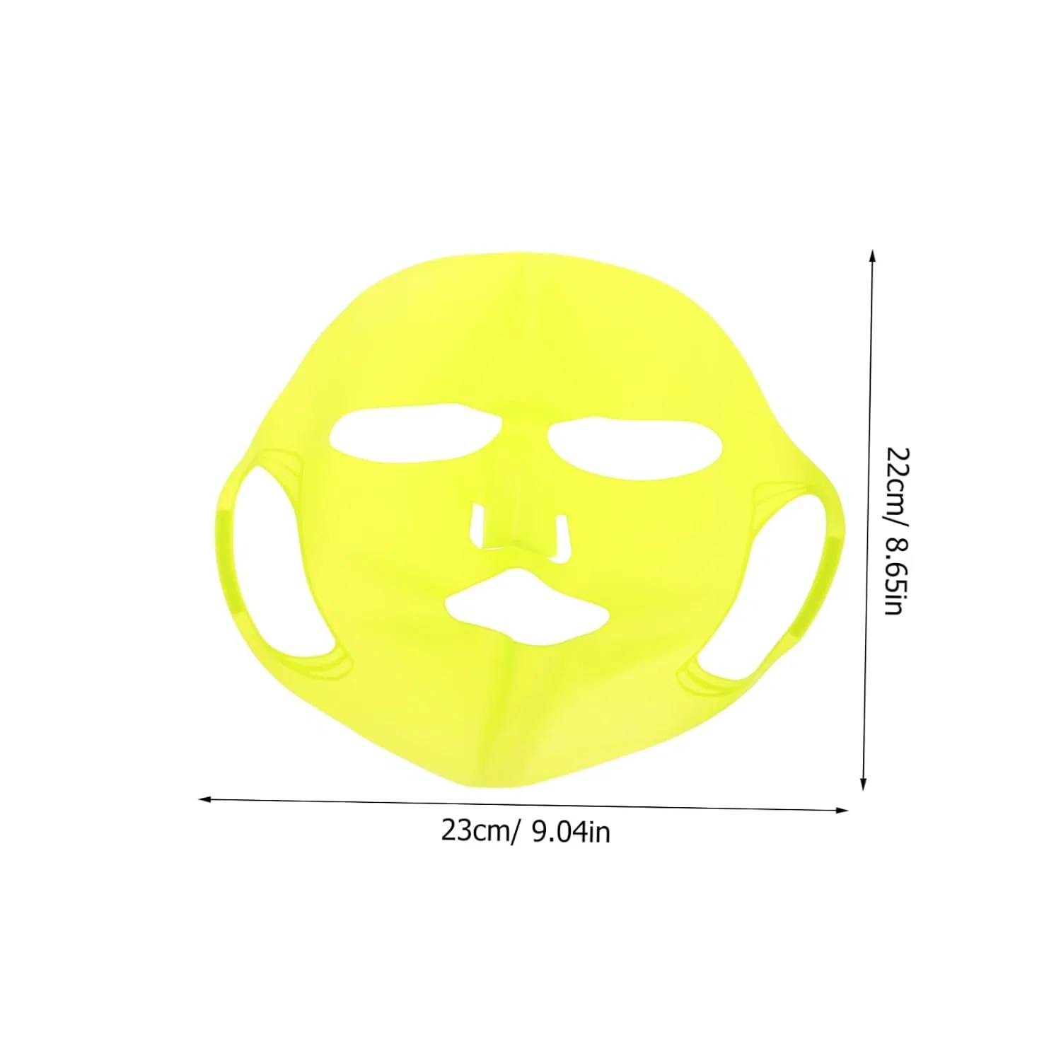 Маска для лица Silicone Face Mask Cover, OUNONA, набор 5 шт, зеленый — фото 2