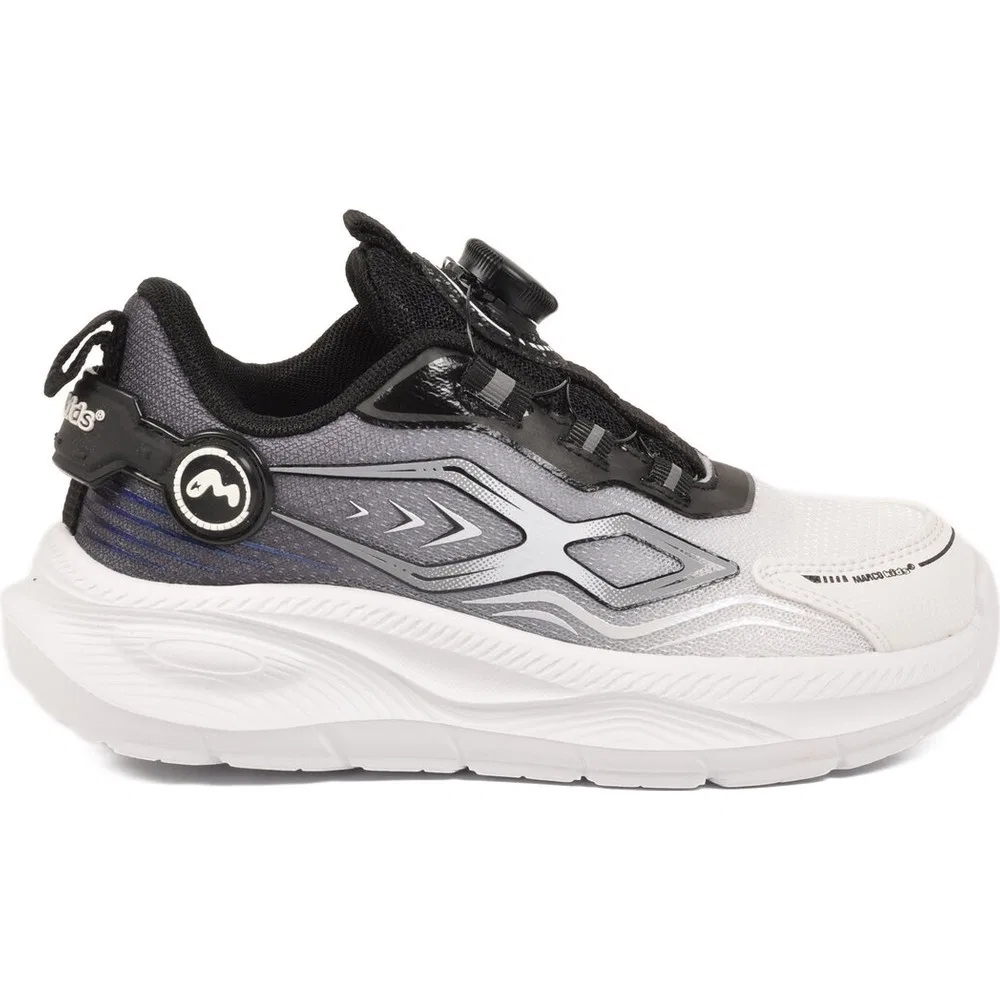 Детские спортивные кроссовки с застежкой White Black 26Y512 F Marco Kids — фото 3