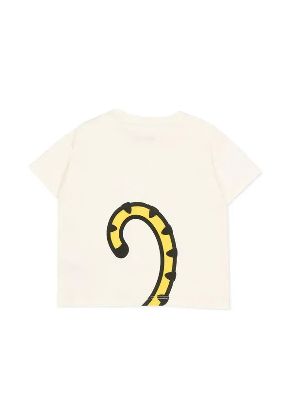 Комплект футболок унисекс с принтом Kenzo Kids, слоновая кость — фото 4