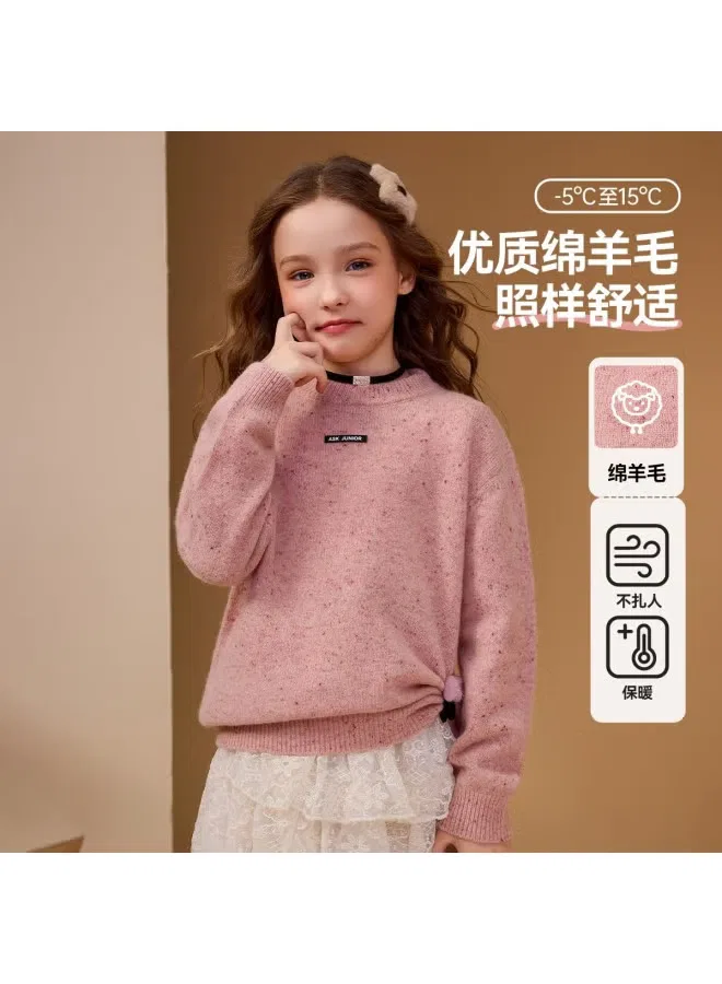 Свитер детский с принтом для девочки Ask Junior — фото 2