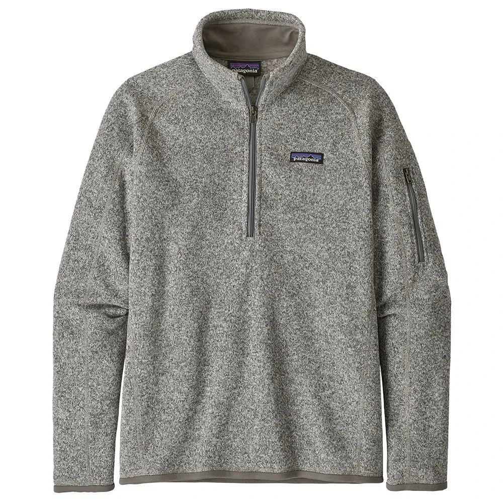 Флисовая кофта на молнии 1/4 Better Sweater Patagonia, Birch White