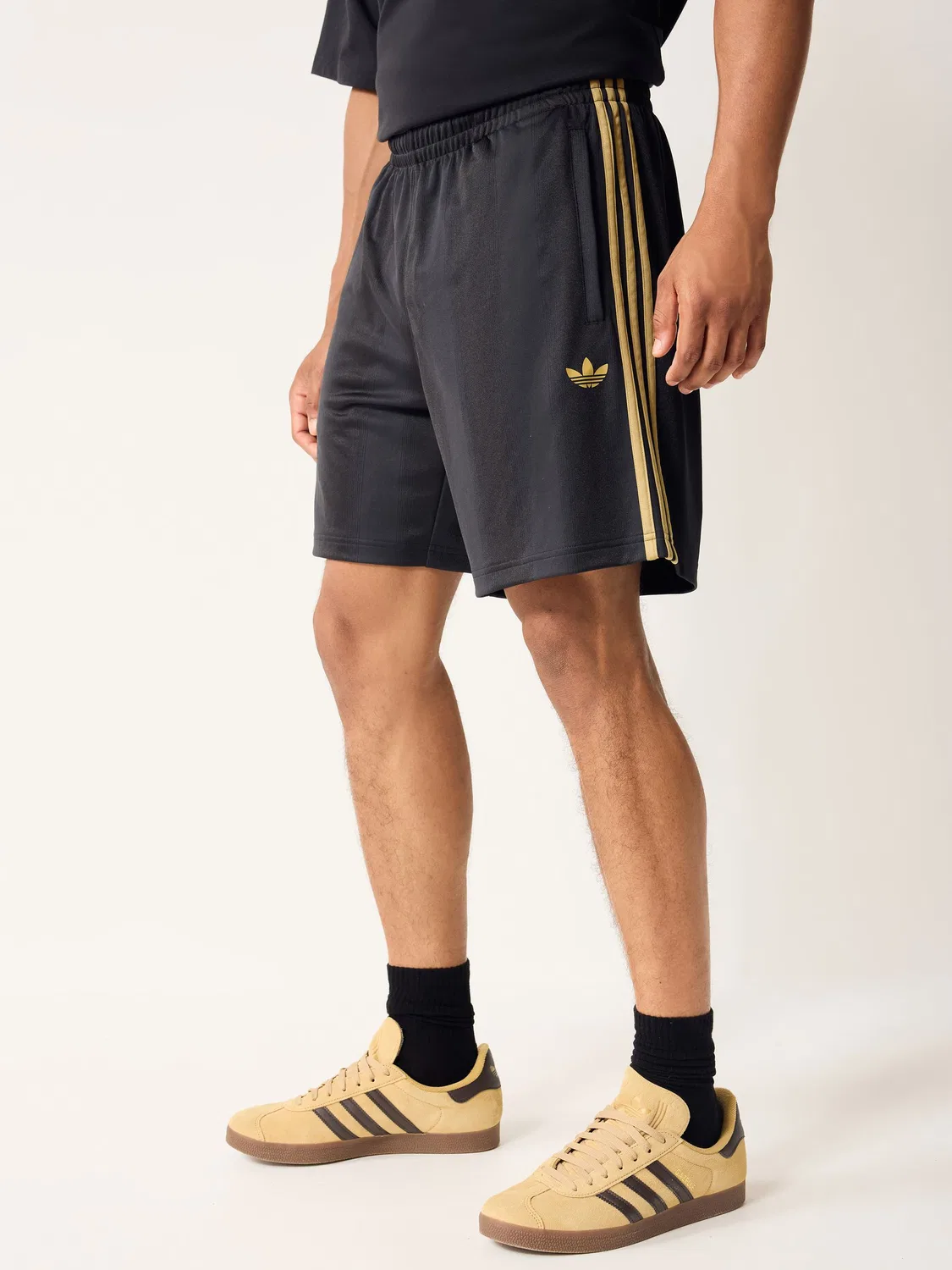 Шорты джаккардовые Adicolor от adidas Originals, черный