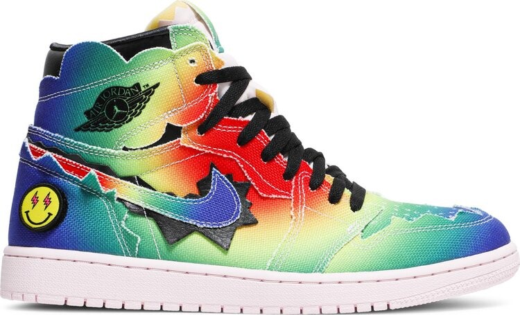 

Кроссовки J. Balvin x Air Jordan 1 Retro OG High Colores Y Vibras, разноцветный, Серый, Кроссовки J. Balvin x Air Jordan 1 Retro OG High Colores Y Vibras, разноцветный