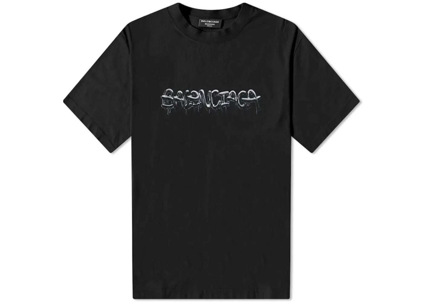 Мужская футболка с принтом Slime Balenciaga, Black