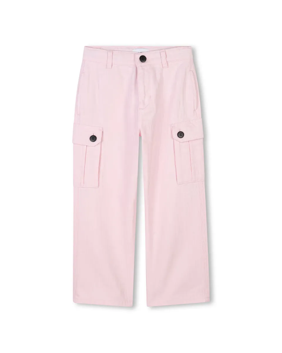 

Брюки для девочки из розового хлопка Marc Jacobs, цвет Rosa