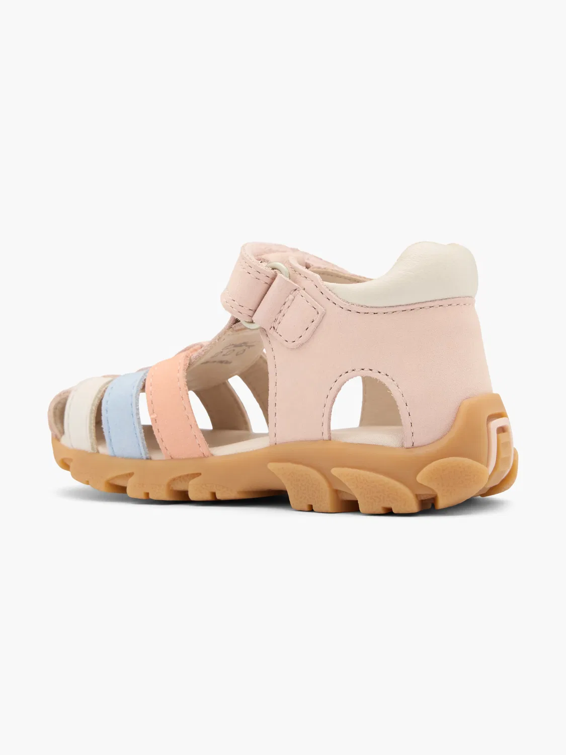 Детские сандалии на липучке FIDO Elefanten, цвет Rose Gold — фото 3