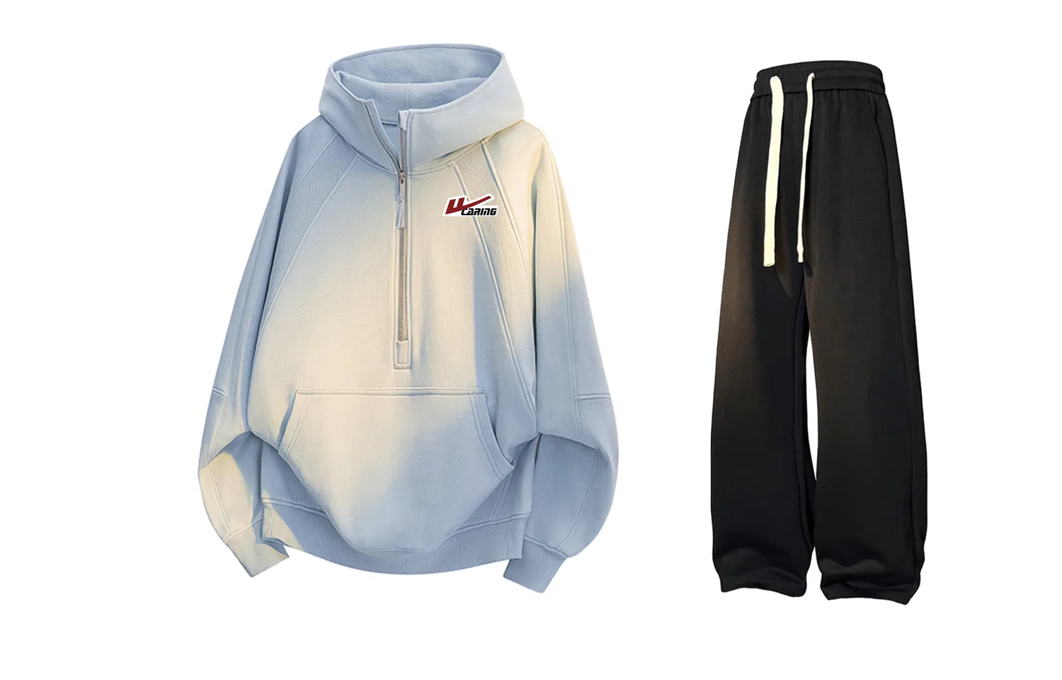 Детский комплект худи с принтом Sweatshirt Sets Unisex Hooded Moderate WARRIOR — фото 3